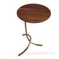 light luxury small minimalist wrought iron round table